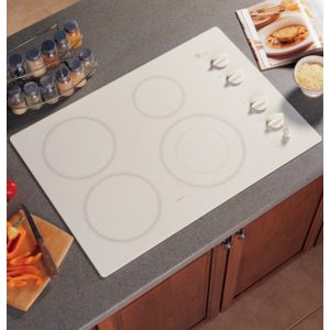 GE Profile 30 Built-In CleanDesign Electric Cooktop|JP350KCCC