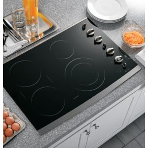 GE Profile 30 Built-In CleanDesign Electric Cooktop|JP930SLSS