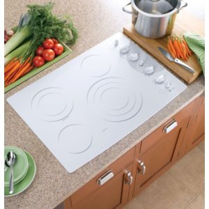 GE Profile 30 Built-In CleanDesign Electric Cooktop|PP942TMWW