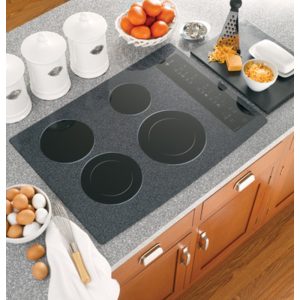 GE Profile 30 Built-In CleanDesign Electric Cooktop|PP950WMWW