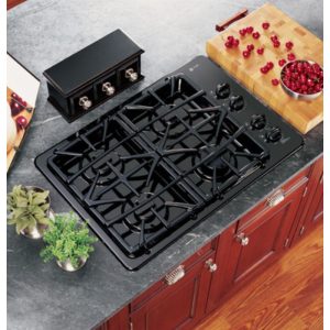 GE Profile 30 Built-In Gas Cooktop|JGP933BEKBB