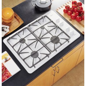 GE Profile 30 Built-In Gas Cooktop|JGP933WEKWW