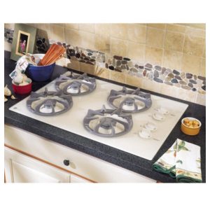 GE Profile 30 Built-In Gas Cooktop with Sealed Cooktop Burners and Right-Side Controls|JGP336CEVCC