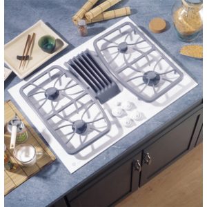 GE Profile 30 Built-In Gas Downdraft Cooktop|JGP989TKWW
