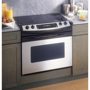 GE Profile 30 Drop-In Electric Range|JD966WDWW