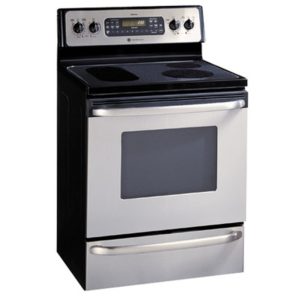 GE Profile 30 Free-Standing CleanDesign Electric Range|JB965SDSS