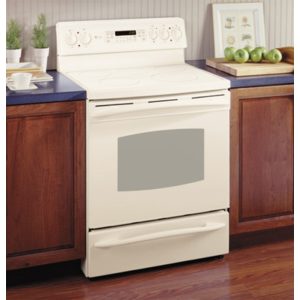 GE Profile 30 Free-Standing CleanDesign Electric Range|JBP99KHCC