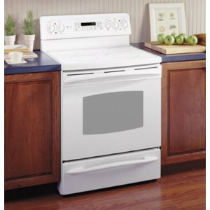 GE Profile 30 Free-Standing CleanDesign Electric Range|JBP99THWW