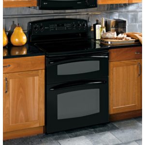 GE Profile 30 Free-Standing Double Oven Range|PB970BMBB