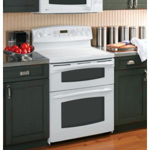 GE Profile 30 Free-Standing Double Oven Range|PB970TMWW