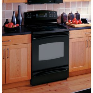 GE Profile 30 Free-Standing Electric Convection Range|JB988BKBB