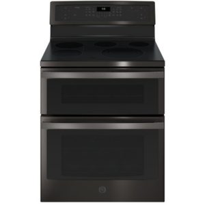 GE Profile 30 Free-Standing Electric Double Oven Convection Range|PB960BJTS