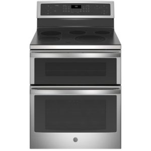 GE Profile 30 Free-Standing Electric Double Oven Convection Range|PB960SJSS