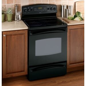GE Profile 30 Free-Standing Electric Range|JB900BKBB
