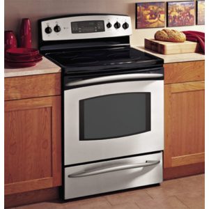 GE Profile 30 Free-Standing Electric Range|JB905SHSS