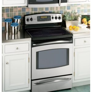 GE Profile 30 Free-Standing Electric Range|JB910SKSS