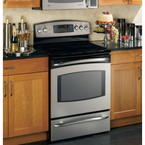 GE Profile 30 Free-Standing Electric Range|JB910SLSS