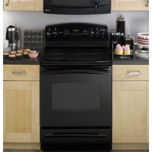 GE Profile 30 Free-Standing Electric Range with Warming Drawer|PB900DPBB