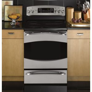 GE Profile 30 Free-Standing Electric Range with Warming Drawer|PB900SPSS