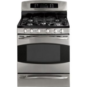 GE Profile 30 Free-Standing Gas Range with Baking Drawer|PGB918SEMSS