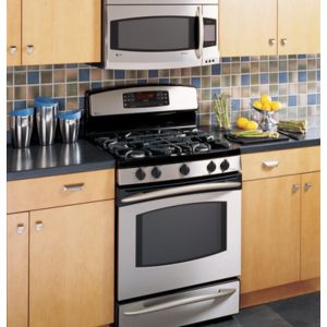 GE Profile 30 Free-Standing Self Clean Convection Gas Range with Warming Drawer|JGB916SEKSS