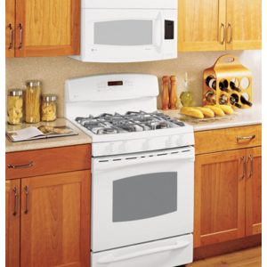 GE Profile 30 Free-Standing Self Clean Convection Gas Range with Warming Drawer|JGB916WEKWW