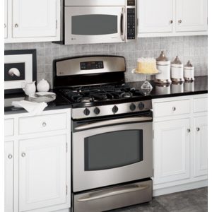 GE Profile 30 Free-Standing Self Clean Gas Range with Warming Drawer|JGB908SEKSS