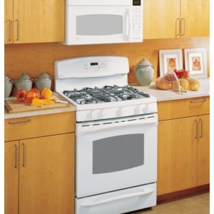 GE Profile 30 Free-Standing Self Clean Gas Range with Warming Drawer|JGB908WEKWW
