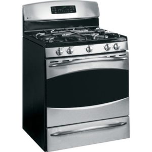 GE Profile 30 Free-Standing Self Clean Gas Range with Warming Drawer|PGB908SEMSS