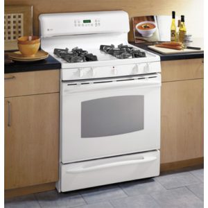 GE Profile 30 Self-Clean Free-Standing Gas Range with Warming Drawer|JGBP99WEHWW