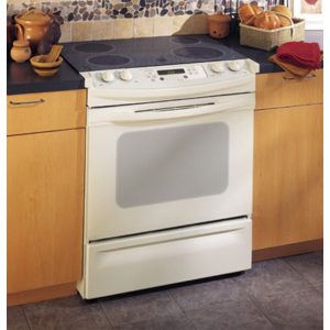 GE Profile 30 Slide-In CleanDesign Electric Range|JSP46CDCC
