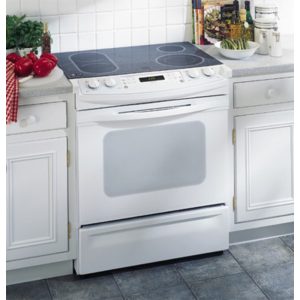 GE Profile 30 Slide-In CleanDesign Electric Range|JSP56BDBB