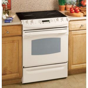 GE Profile 30 Slide-In Electric Range|JS900CKCC