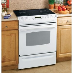 GE Profile 30 Slide-In Electric Range|JS900WKWW