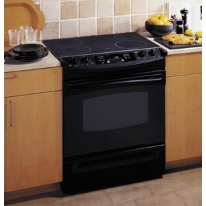 GE Profile 30 Slide-In Electric Range|JSP47BFBB