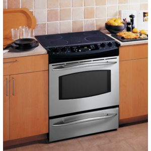 GE Profile 30 Slide-In Electric Range|JSP47SHSS