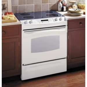 GE Profile 30 Slide-In Electric Range|JSP47WFWW