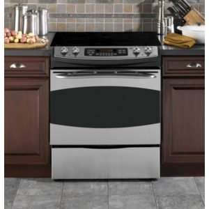 GE Profile 30 Slide-In Electric Range|PS905SPSS