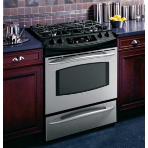 GE Profile 30 Slide-In  Gas Range|JGSP48SHSS