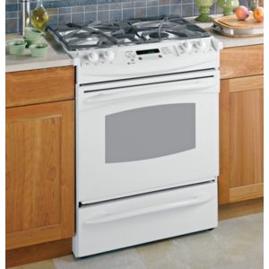 GE Profile 30 Slide-In  Gas Range|PGS908WEMWW