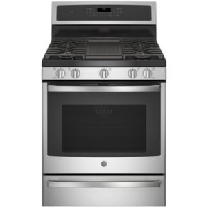 GE Profile 30 Smart  Dual-Fuel Free-Standing Convection Range with Warming Drawer|P2B940SEJSS