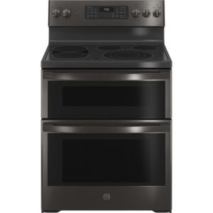 GE Profile 30 Smart Free-Standing Electric Double Oven Convection Range with No Preheat Air Fry|PB965BPTS