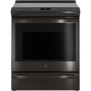 GE Profile 30 Smart Slide-In Electric Convection Range with No Preheat Air Fry|PSS93BPTS