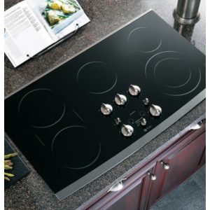 GE Profile 36 Built-In CleanDesign Cooktop|JP960SLSS