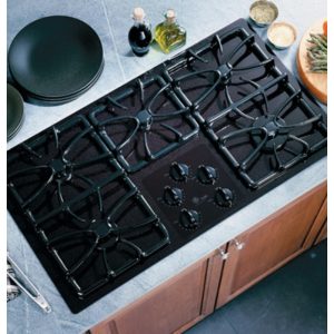 GE Profile 36 Built-In Gas Cooktop|JGP962BECBB