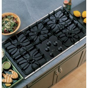 GE Profile 36 Built-In Gas Cooktop|JGP962KEDCC