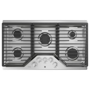 GE Profile 36 Built-In Gas Cooktop with Five Burners|PGP7036SLSS