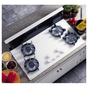 GE Profile 36 Downdraft Gas Cooktop|JGP656WBWW