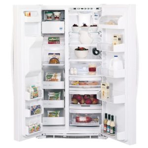 GE Profile Arctica 26.6 Cu. Ft. Side-By-Side Refrigerator|PSS27NGMBB
