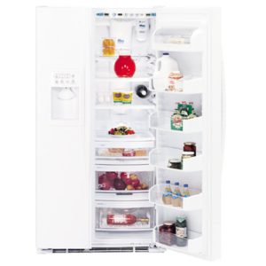 GE Profile Arctica 26.6 Cu. Ft. Side-By-Side Refrigerator|PSS27NGMWW